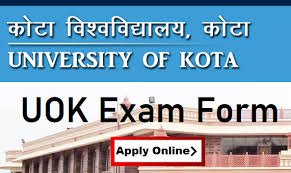 Kota University BA 1Year Regular & Private Online Exam Form