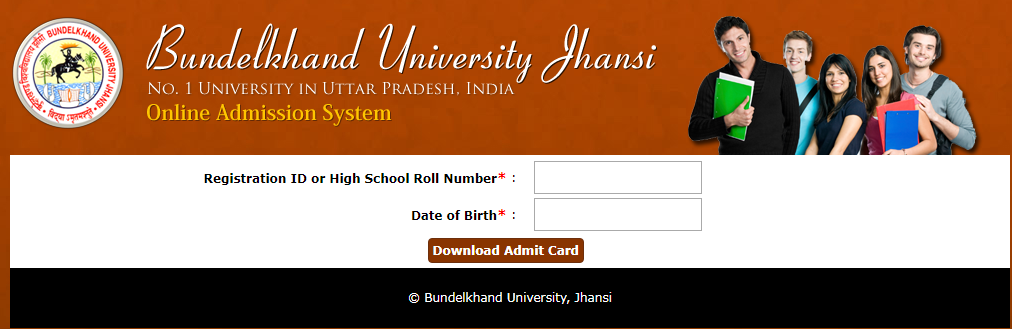 BU Jhansi BED 1st Year Admit Card 2022