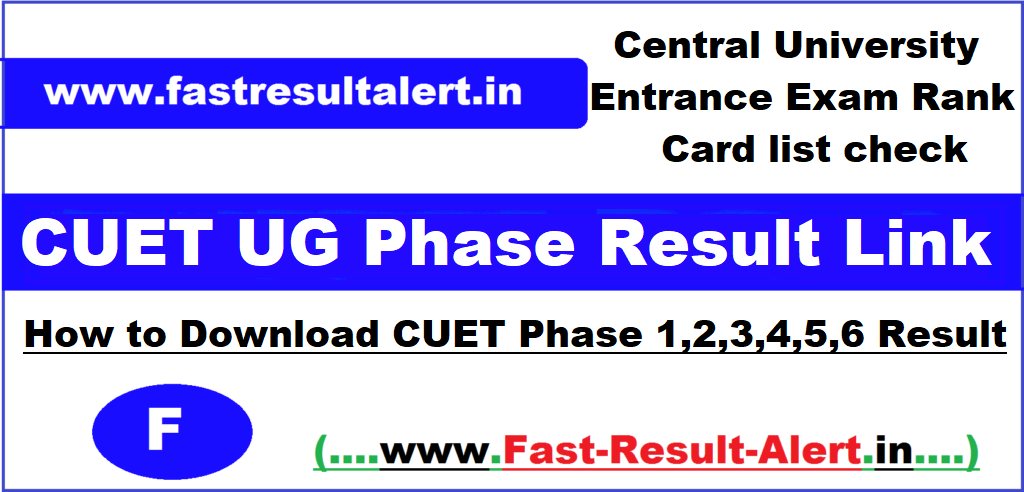CUET UG Phase 1st Result 2022