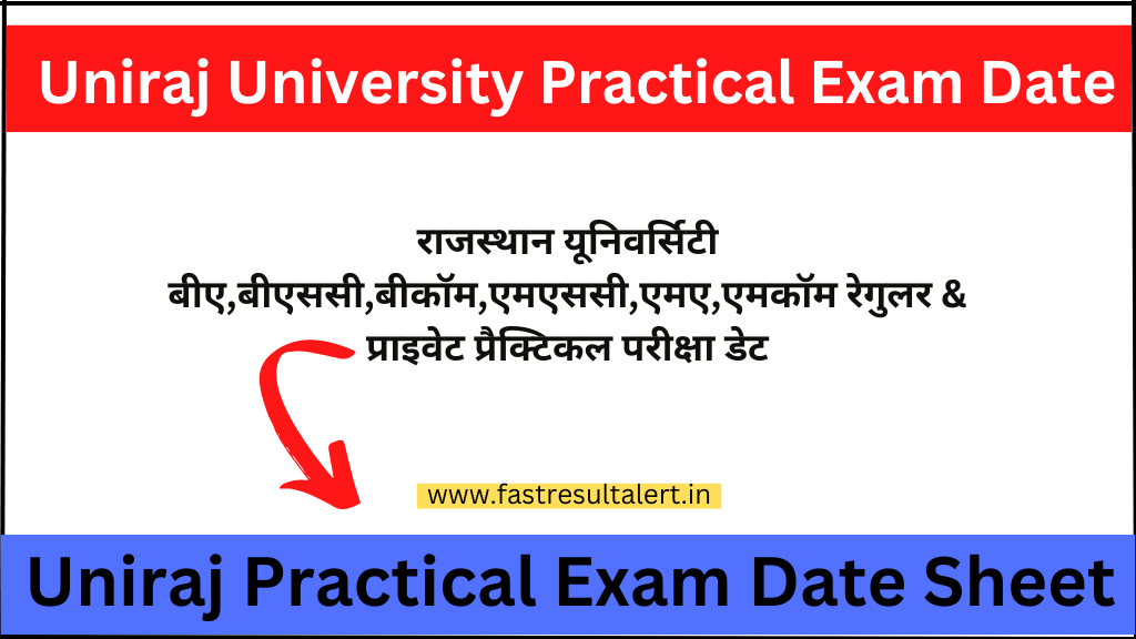 Rajasthan University Practical Exam Date 2023