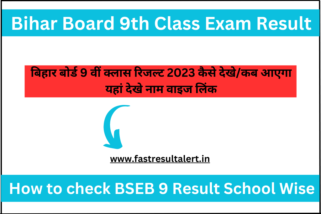 Bihar Board 9th Result 2023