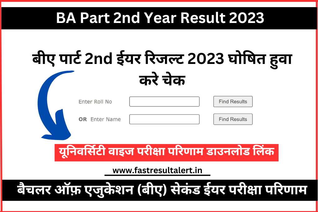 BA 2nd Year Result 2023