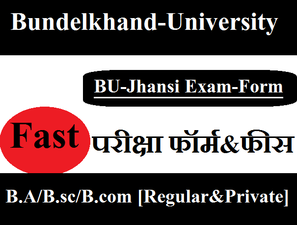 BU Jhansi BA 2nd Year Online Exam Form 2024