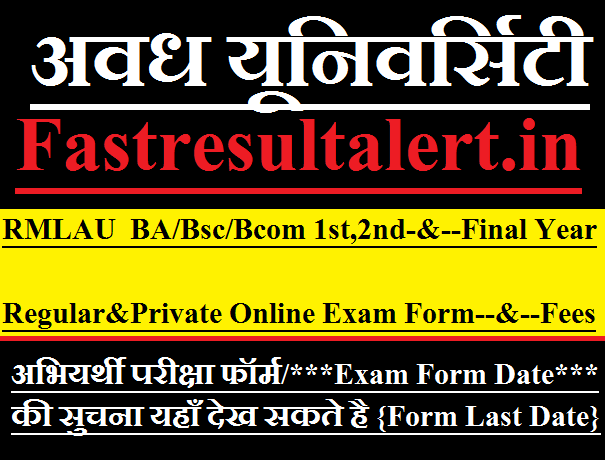 RMLAU BA 3rd Year Exam Form 2024 | आरएमएलएयु बीए 3rd ईयर एग्जाम फॉर्म ...