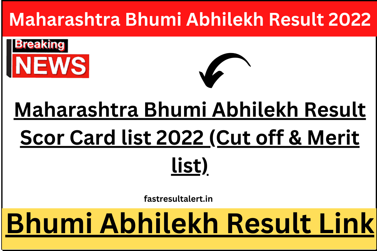 Maharashtra Bhumi Abhilekh Result 2023