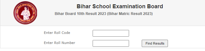 Bihar Board 10 Class Result 2023 Name Wise