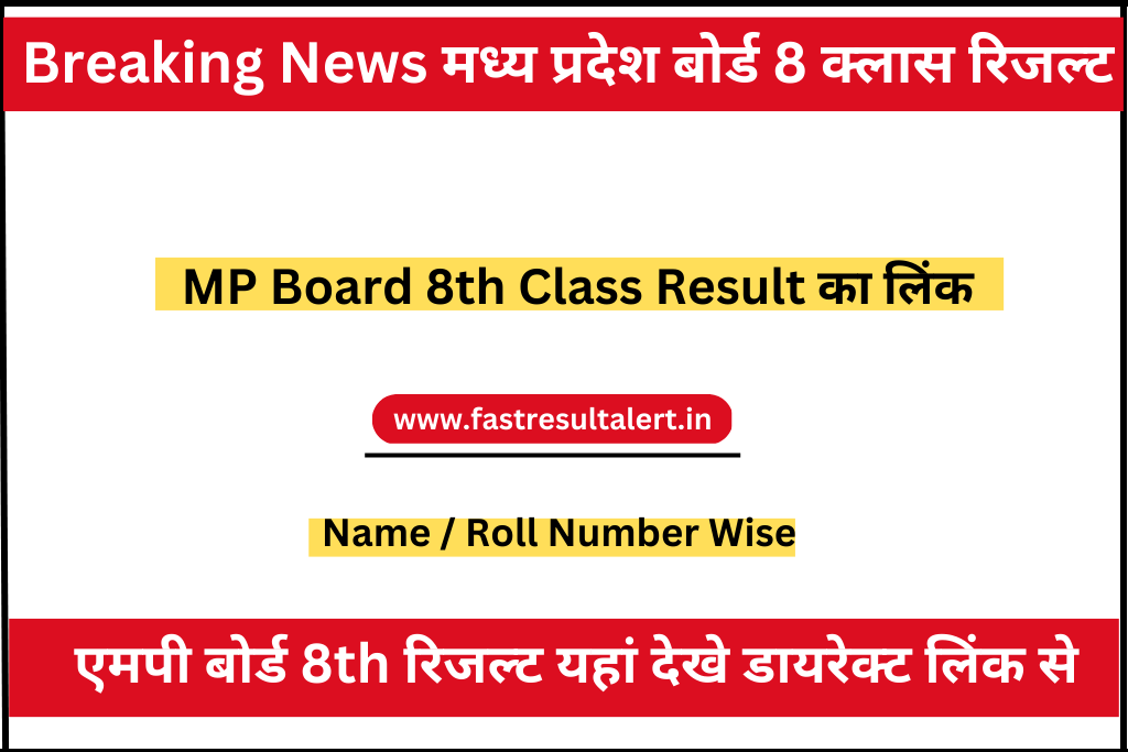 MP Board 8th Class Result 2024