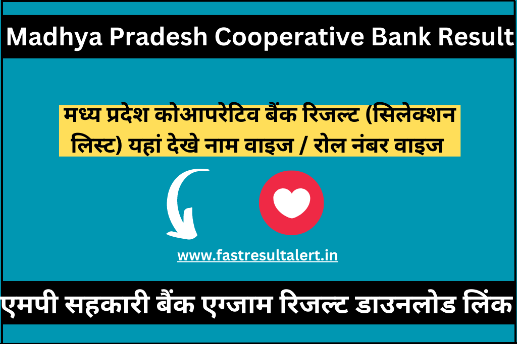 MP Cooperative Bank Result 2024